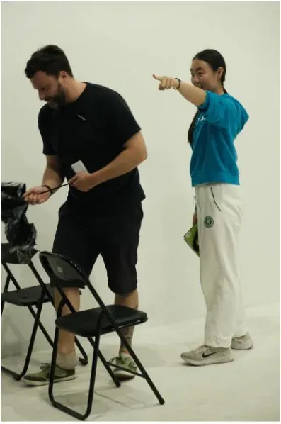 Direction during a callback on the white floor